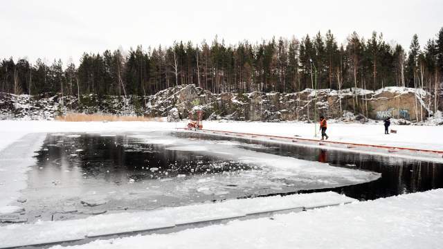 Заготовка льда