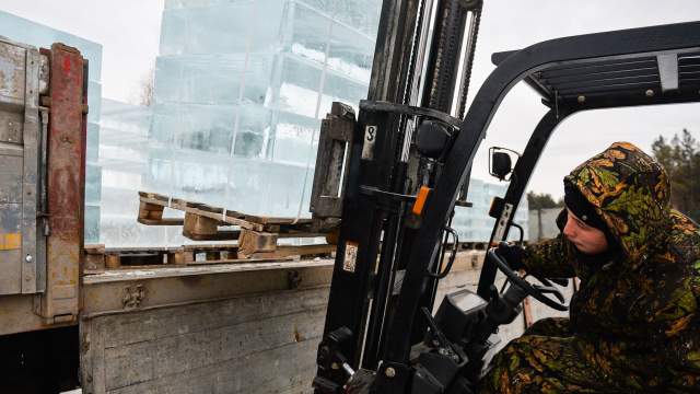 Лед, транспортировка