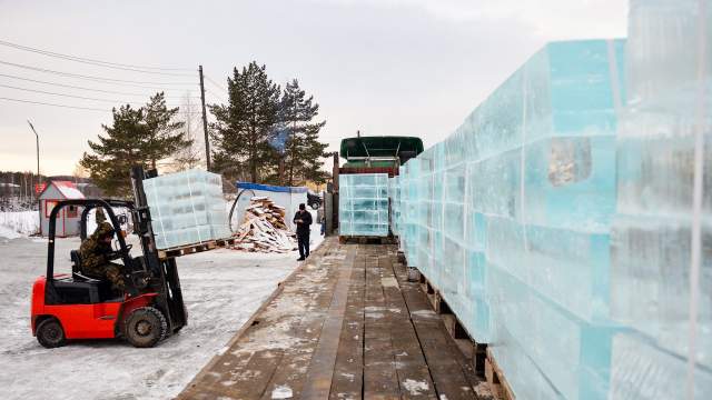 Лед, транспортировка