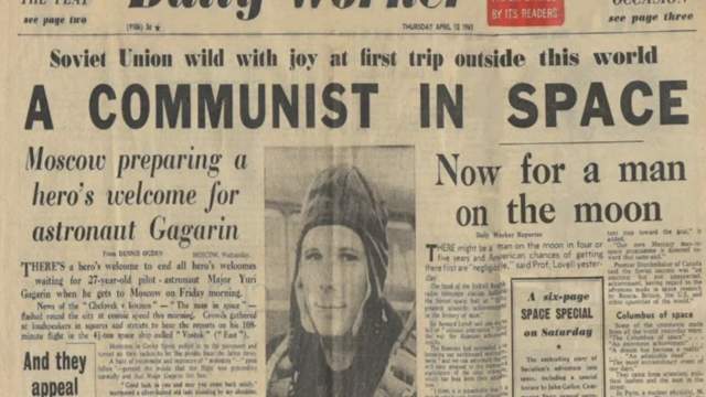 13 апреля 1961 года американская газета Daily Worker 