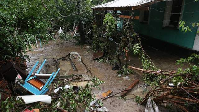 Последствия схода селя в Бахчисарайском районе