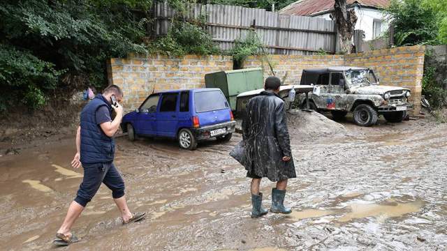 Последствия схода селя в Бахчисарайском районе