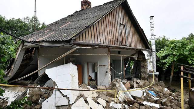 Последствия схода селя в Бахчисарайском районе