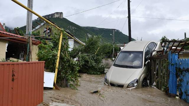Последствия схода селя в Бахчисарайском районе