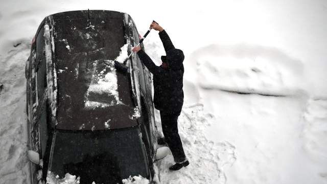 Снегопад в Москве