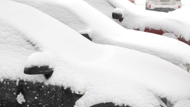 Снегопад в Москве