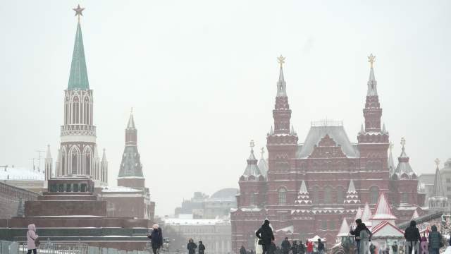 Снегопад в Москве