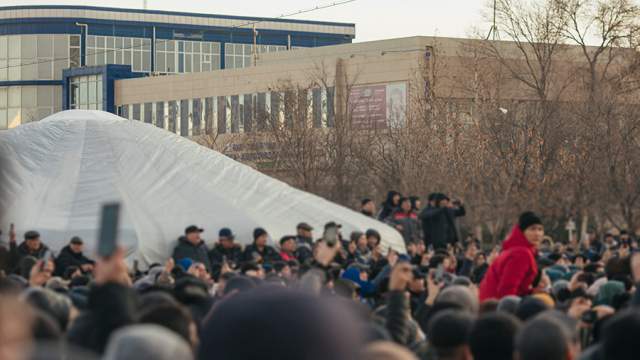 Протестная акция в Актау