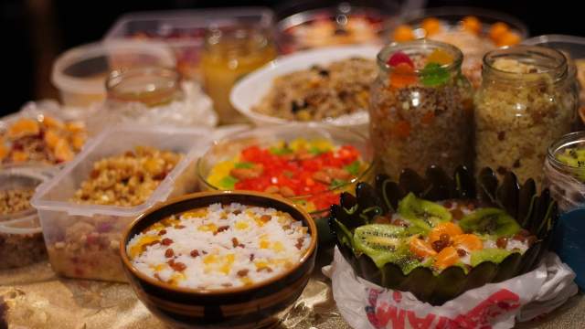 Верующие принесли сочиво