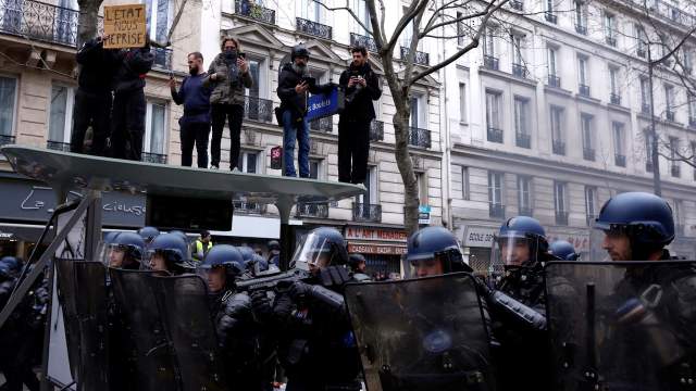 Протесты во Франции