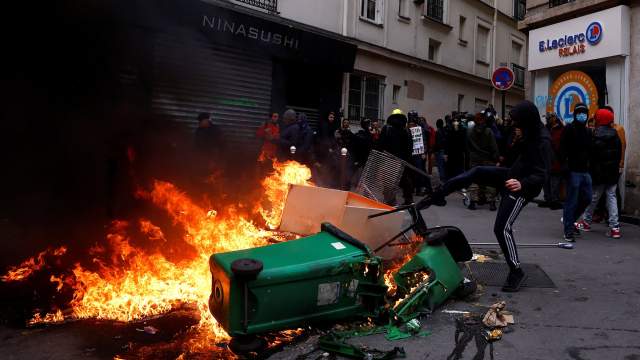 Протесты во Франции