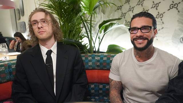 Тимати и Егор Крид на открытии ресторана Gucci Cafe