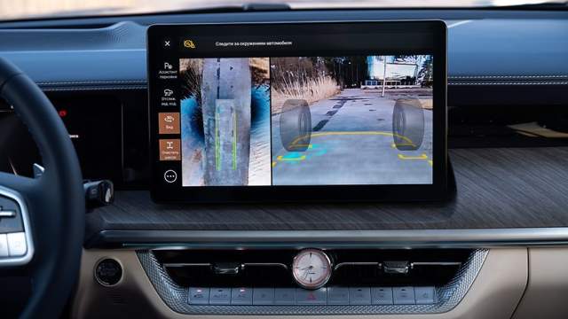 ... а также картинку с камер кругового обзора