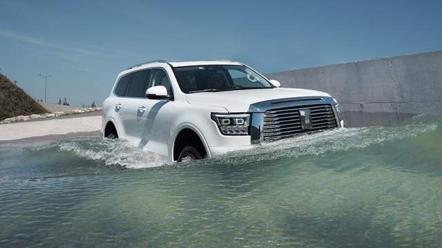 Tank 500 способен преодолевать броды глубиной до 80 см