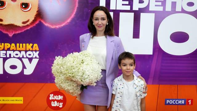 Актриса Валерия Ланская и ее сын Артемий