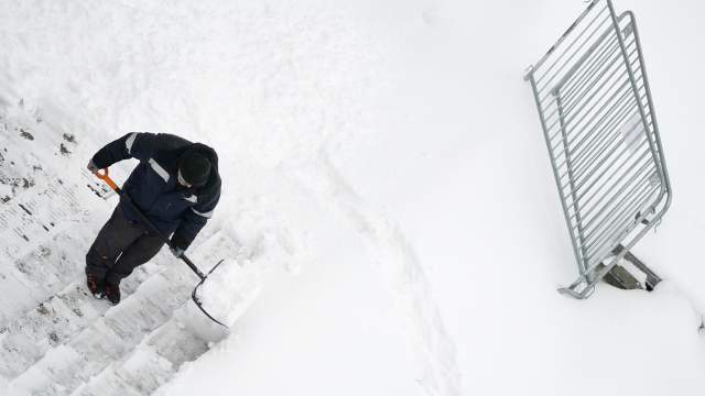Снегопад в Москве