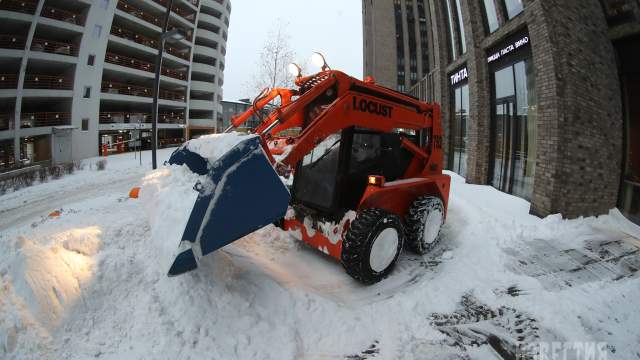 Снегопад в Москве