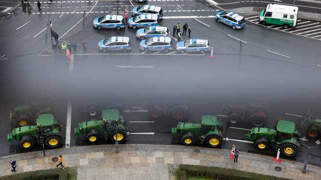 Протесты в Берлине