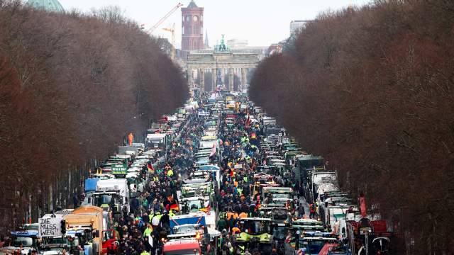 Протесты в Берлине