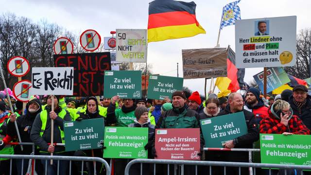 Протесты в Берлине