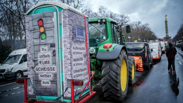Протесты в Берлине