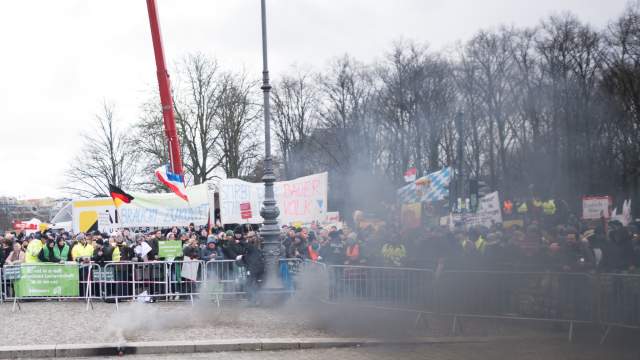 Протесты в Берлине