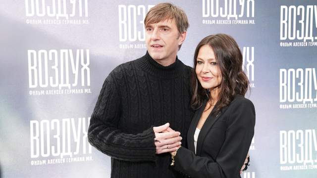 Актриса Елена Лядова с мужем актером Владимиром Вдовиченковым