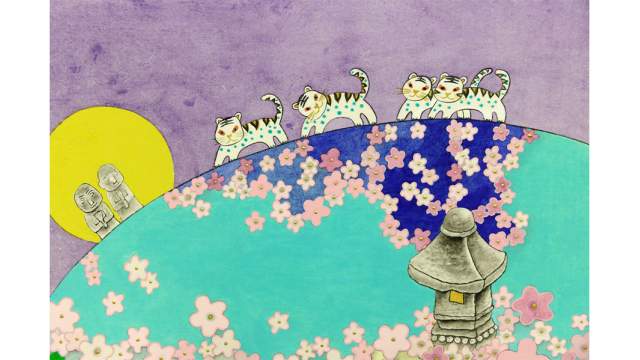 Традиционная южнокорейская живопись, написанная современными корейскими художниками