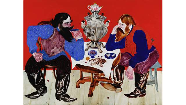 Купцы. 2024. Холст, масло