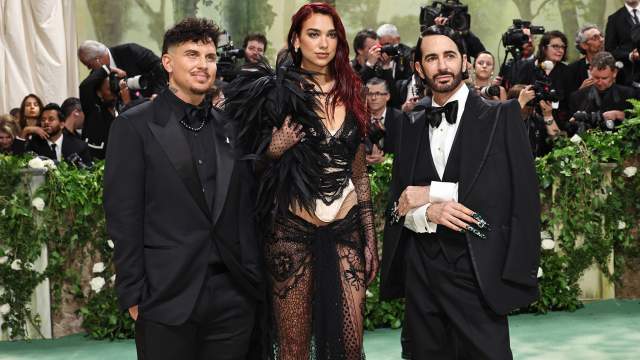  Marc Jacobs, Dua Lipa and Charly Defrancesco attend The 2024 Met Gala Celebrating
