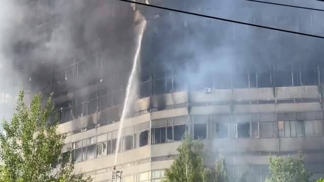 Пожар во Фрязино