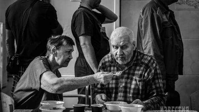 Эвакуированные жители Курской области