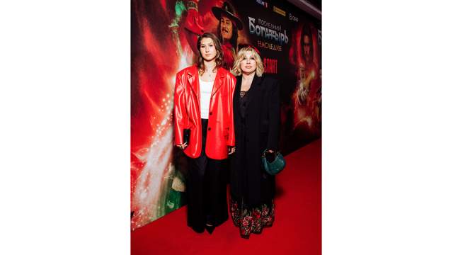 Ева Польна с дочкой 