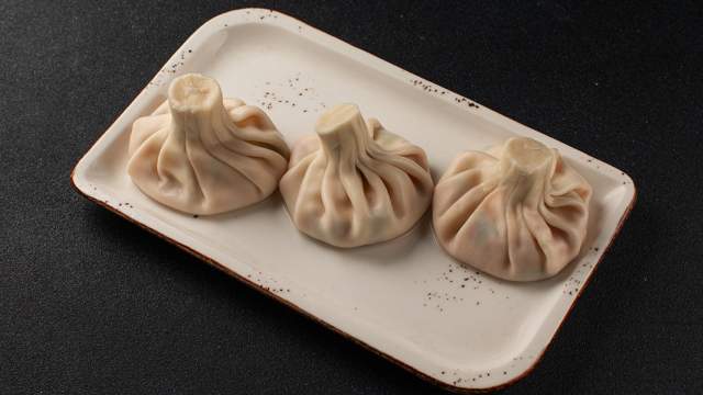 Хинкали с креветками