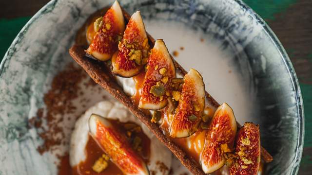 Тарт с инжиром и маскарпоне