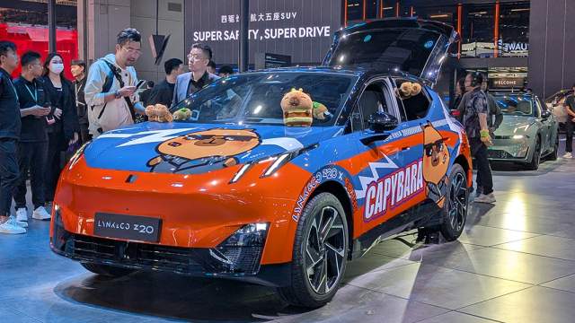 Lynk & Co посвятила особой кроссовер Z20 капибарам
