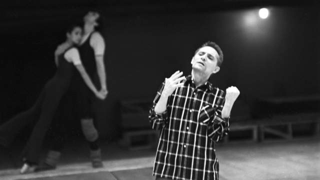 Главный балетмейстер Государственного академического Большого театра СССР Юрий Григорович во время репетиции. 1979 год