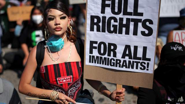 Протесты в Лос-Анджелесе