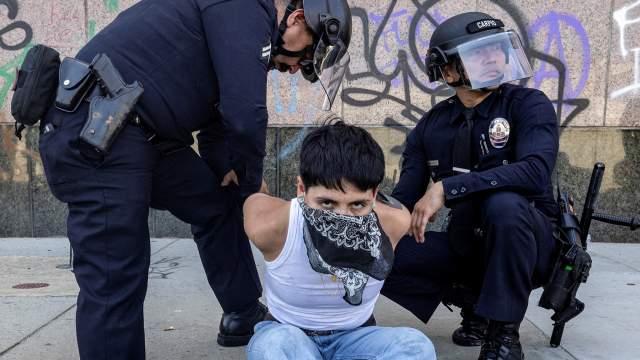 Протесты в Лос-Анджелесе