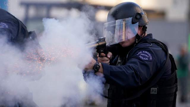 Протесты в Лос-Анджелесе