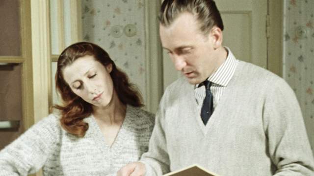 1 декабря 1964 года. Солистка Большого театра народная артистка СССР Майя Михайловна Плисецкая (слева) с супругом композитором Родионом Константиновичем Щедриным (справа)