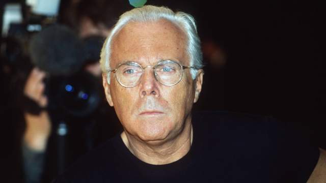 Итальянский дизайнер Джорджио Армани 