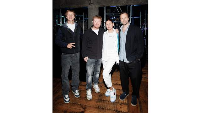 Леон Кемстач, Антон Богданов, Лаура Кемстач и Алексей Чадов