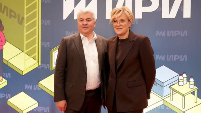 Генеральный директор ИРИ Алексей Гореславский и генеральный продюсер ИРИ Елена Лапина 