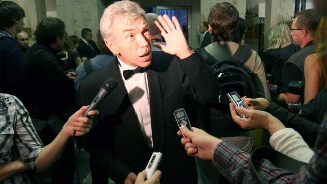 Телеведущий Юрий Николаев на церемонии награждения победителей конкурса "ТЭФИ-2007" в категории "Лица"