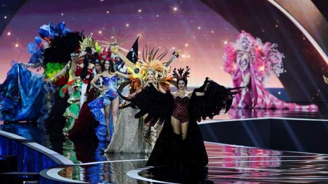 Contestants take part in the National Costume show during the 74th Miss Universe pageant in Bangkok, Thailand, November 19, 2025