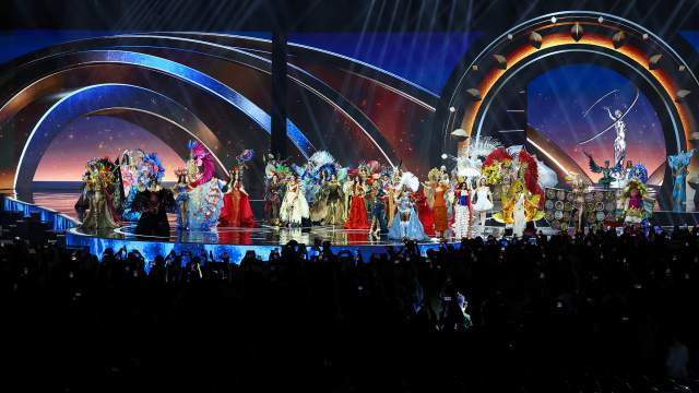 Contestants take part in the National Costume show during the 74th Miss Universe pageant in Bangkok, Thailand, November 19, 2025