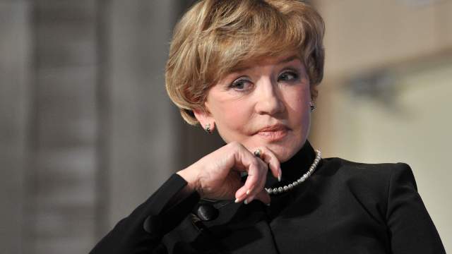 Актриса Вера Алентова на своем творческом вечере в мультимедийном пресс-центре «РИА Новости». 2012 год