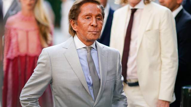 Валентино Гаравани запечатлен после показа Valentino во время Парижской недели моды — высокой моды осень-зима 2017-2018, 5 июля 2017 года