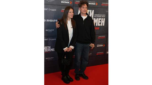 Актер Александр Яценко с супругой Ксенией